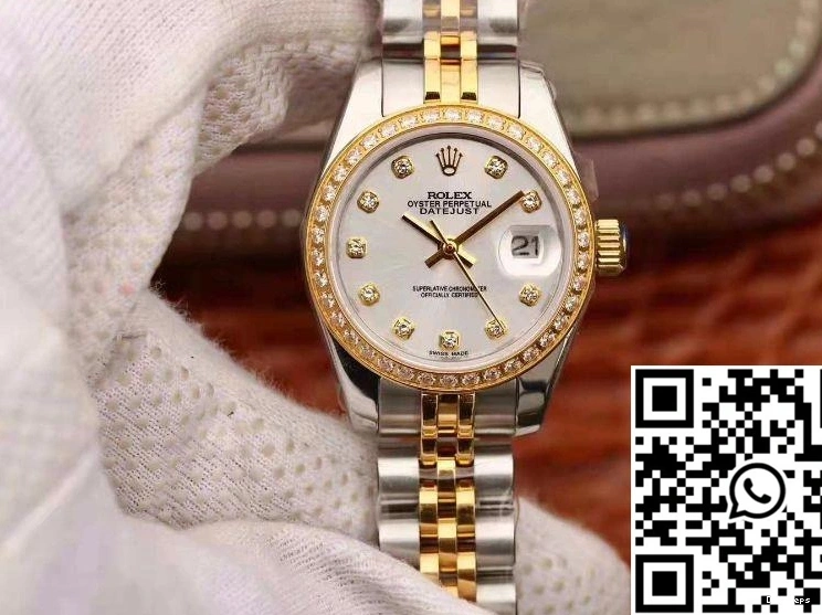 18K Rolex Gold Silver Datejust Lady FastDry Yellow 869 28MM Dial 0717
